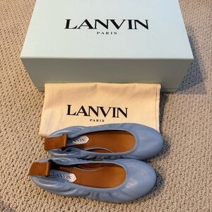 Lanvin Women's Blue Ballet Flats ballerinas